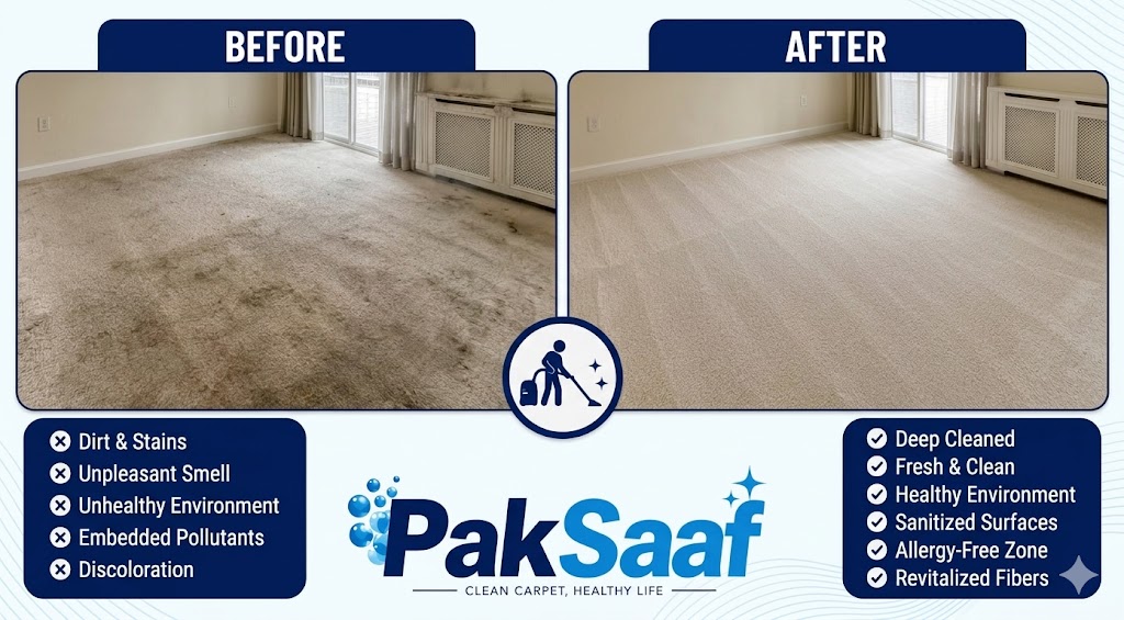 Carpet Cleaning Before and After